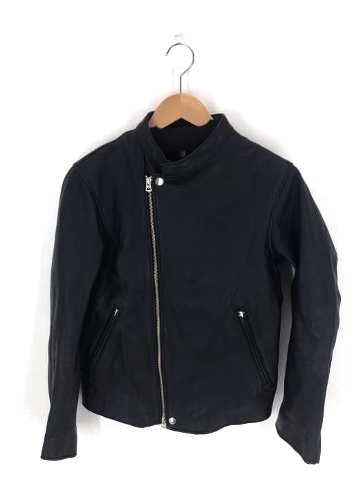 BEAUTY&YOUTH UNITED ARROWS（ビューティーアンドユースユナイテッドアローズ） by UKレザー セミダブル ライダースジャケット UNIVERSALジップ メンズ アウター