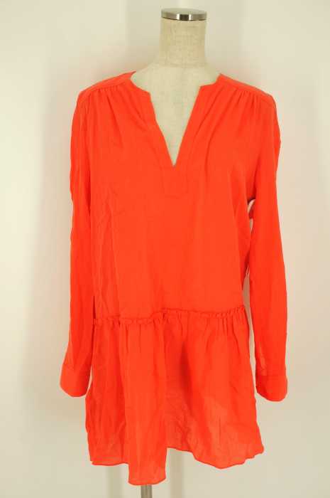 BCBG MAXAZRIA （ビーシービージーマックスアズリア） シフォン生地タック切替ワンピース レディース ワンピース