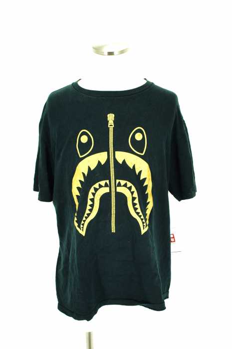 A BATHING APE (アベイシングエイプ) シャークプリント半袖Tシャツ メンズ トップス