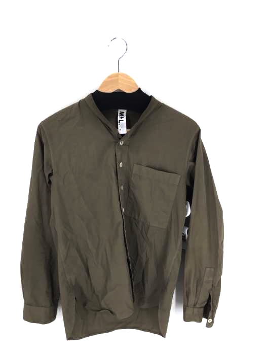 MHL.（エムエイチエル） GARMENT DYE BASIC POPLIN メンズ トップス