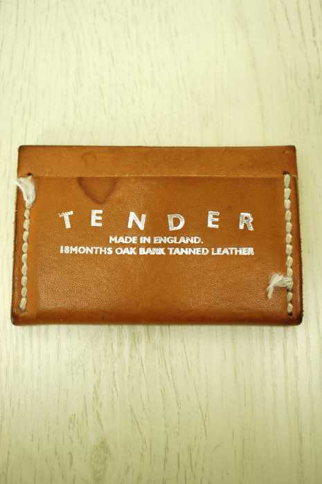 TENDER (テンダー) OAK BARK TANNED LEATHER Folded Card メンズ 財布・ケース