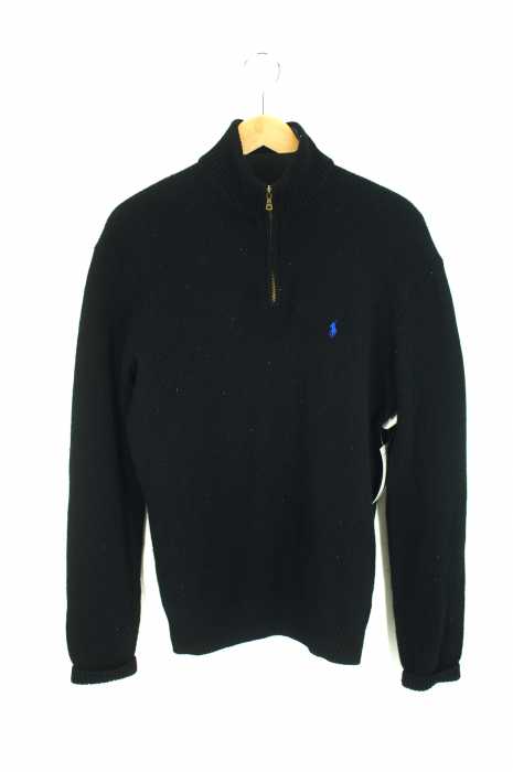 Polo by RALPH LAUREN （ポロバイラルフローレン） ハーフジップウールニットトップス メンズ トップス