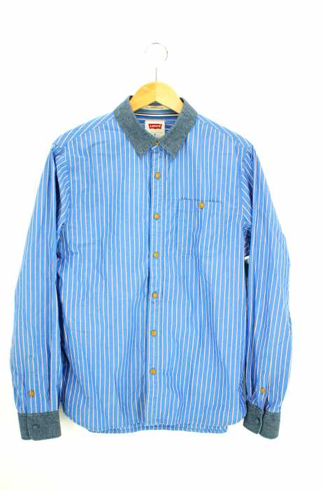 Levi's (リーバイス) ストライプ柄長袖シャツ メンズ トップス