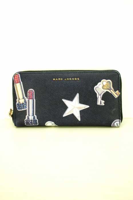 MARC JACOBS（マークジェイコブス） サフィアノ プリント リップ レディース 財布・ケース
