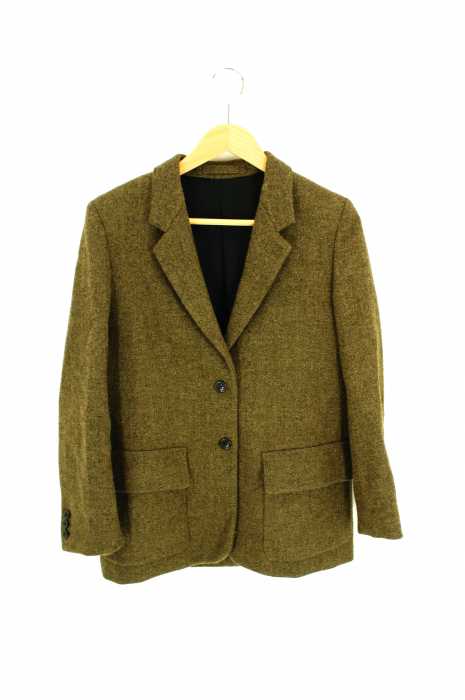 Margaret Howell Harris Tweed マーガレット ハウエルハリスツイード 17aw 2b ウール テーラード ジャケ ブランド古着買取販売バズストア