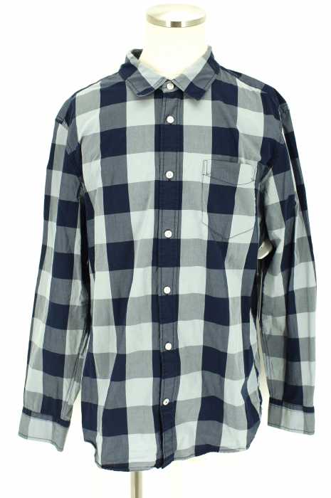 Gap （ギャップ） ブロックチェック柄ボタンシャツ メンズ トップス