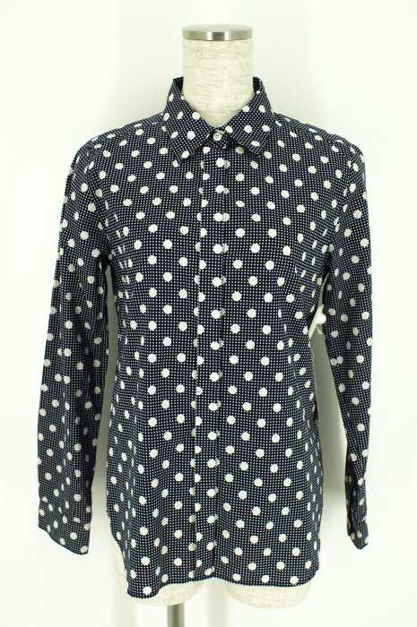 UNITED ARROWS green label relaxing （ユナイテッドアローズグリーンレーベルリラクシング） ドット柄長袖シャツ トップス レディース トップス
