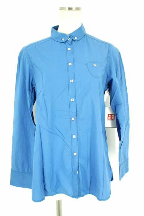 POU DOU DOU （プードゥドゥ） ラウンドカラーボタンダウンシャツ レディース トップス