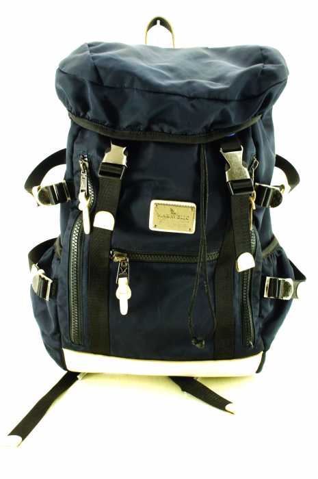 MAKAVELIC(マキャベリック) SIERRA SUPERIORITY DOUBLE BELT BACKPACK ネイビー メンズ バッグ