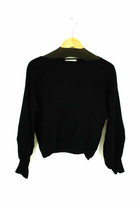 UNITED ARROWS green label relaxing (ユナイテッドアローズグリーンレーベルリラクシング) NFC アゼ パフスリーブ ボートネック ニット レディース トップス
