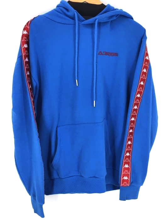 Kappa（カッパ） 別注 ラインテープロゴプルパーカー メンズ トップス