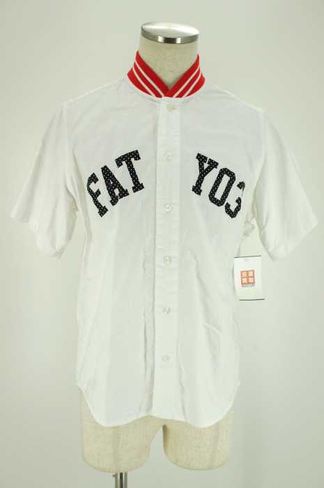FAT （エフエーティー） プリントボタンシャツ　ベースボールシャツ メンズ トップス