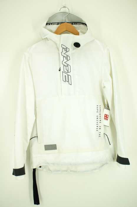 AAPE BY A BATHING APE （エーエイプバイアベイシングエイプ） hooded pullover thin printed windbreaker  ウインドブレーカー アノラックパーカー メンズ アウター