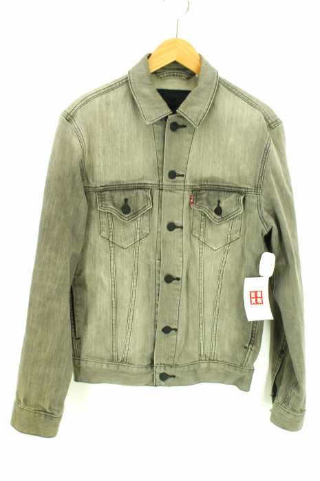 Levi's （リーバイス） 3rd トラッカージャケット ブラックストレッチデニム グレーデーズ メンズ アウター