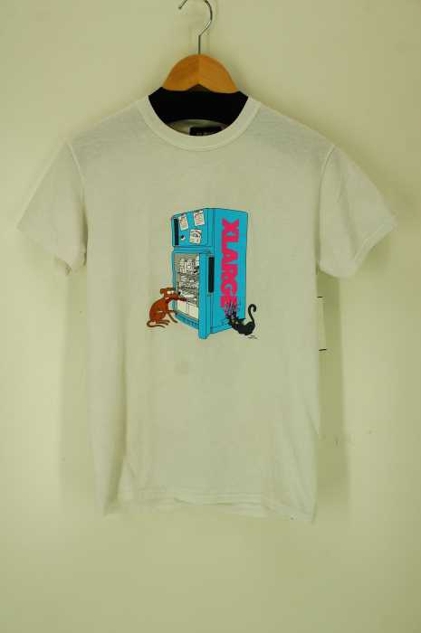X-LARGE（エクストララージ） S/S TEE THE SIMPSONS FRIDGE LOGO メンズ トップス