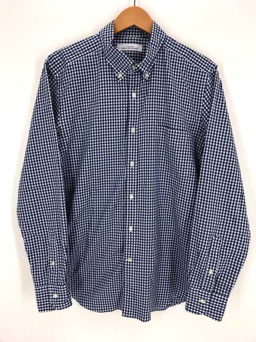 UNITED ARROWS green label relaxing（ユナイテッドアローズグリーンレーベルリラクシング） ストレッチ ギンガム ボタンダウン シャツ メンズ トップス