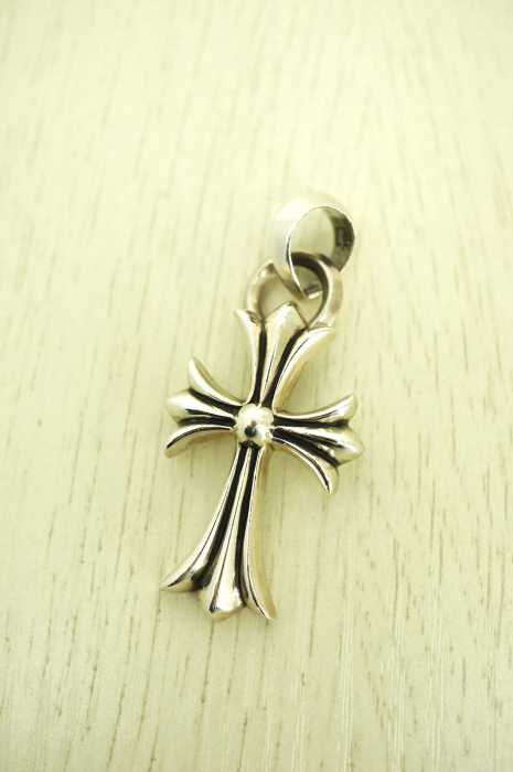 CHROME HEARTS(クロムハーツ) CRS SML W/BALE クロススモールダブルボール トップ メンズ アクセサリー