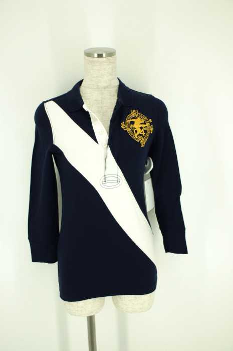 Rugby Ralph Lauren （ラグビーラルフローレン） 刺繍入り長袖ポロシャツ レディース トップス