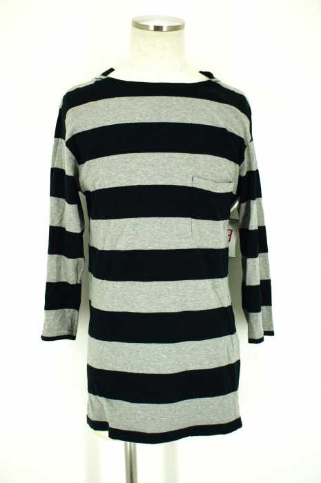 nonnative （ノンネイティブ） 七分袖ソング丈ボーダーカットソー メンズ トップス