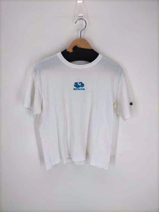 FRUIT OF THE LOOM（フルーツオブザルーム） ロゴ刺繍クルーネックTシャツ レディース トップス