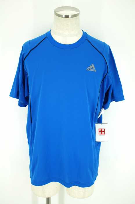adidas (アディダス) ロゴ入りメッシュTシャツ メンズ トップス