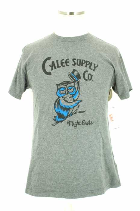CALEE （キャリー） フロントプリントTシャツ メンズ トップス