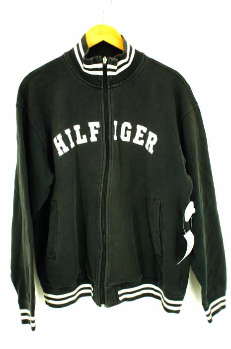TOMMY HILFIGER (トミーヒルフィガー) ロゴワッペン ジップアップパーカー メンズ トップス