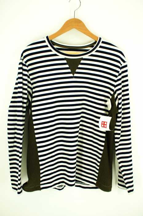CURLY&Co（カーリー） Confused Ls Border Tee メンズ トップス