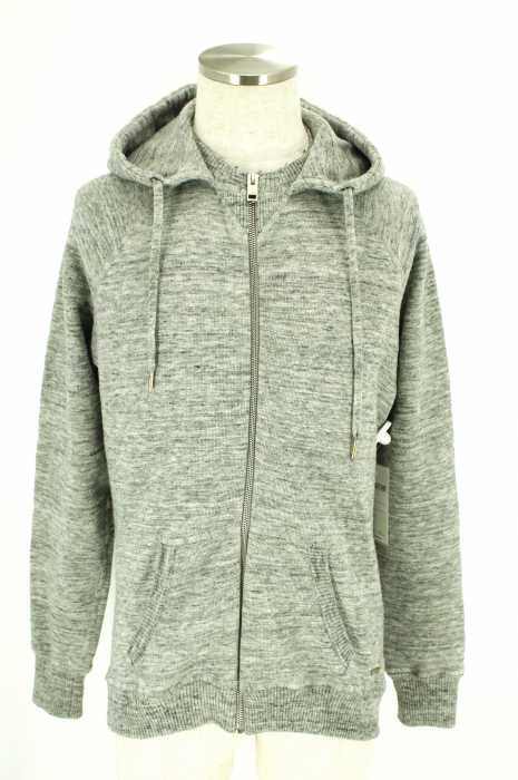 DIESEL （ディーゼル） 霜降りジップアップパーカー メンズ トップス