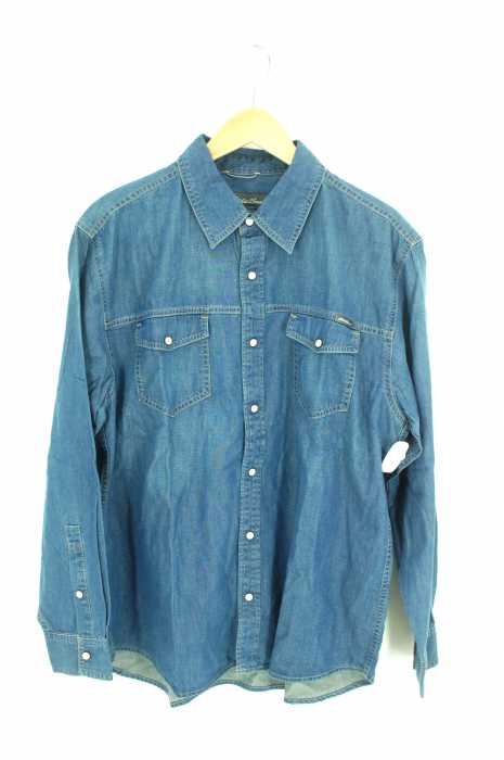 Eddie Bauer(エディーバウアー) スナップボタンデニムシャツ メンズ トップス