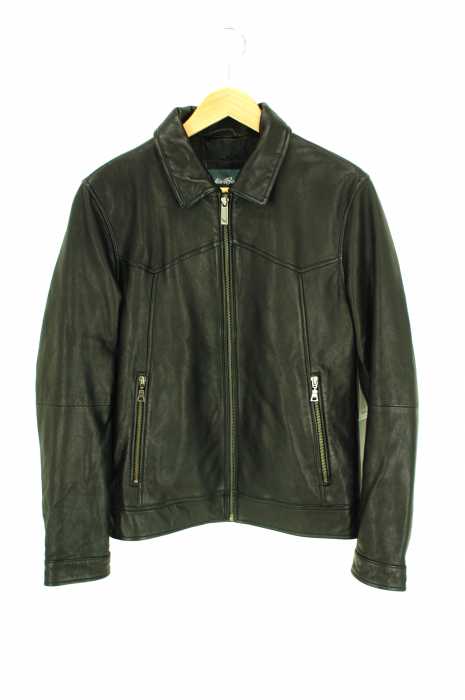 Eddie Bauer （エディーバウアー） ラムレザーシングルレザージャケット メンズ アウター