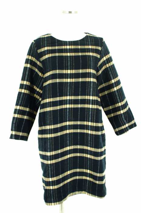 Kbf Plus ケービーエフプラス チェックコクーンワンピース レディース ワンピース ブランド古着買取販売バズストア