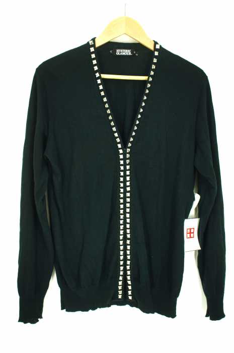 HYSTERIC GLAMOUR (ヒステリックグラマー) スタッズ付カーディガン メンズ トップス