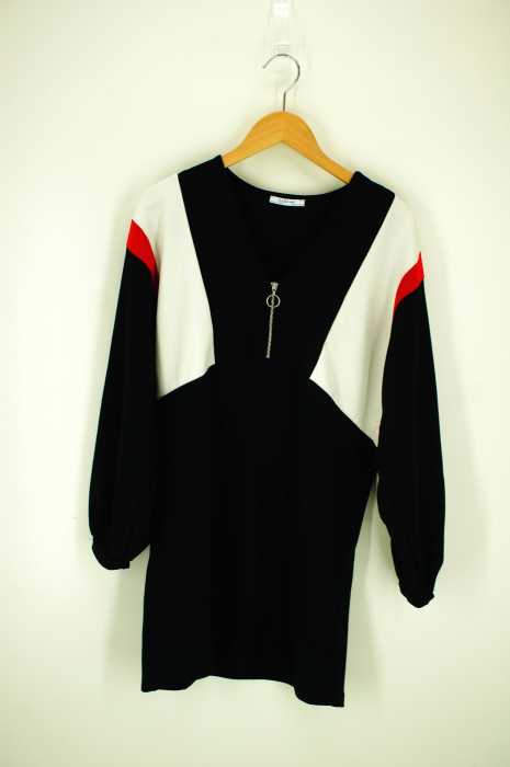 Zara Basic ザラベーシック フロントジップワンピース レディース ワンピース ブランド古着買取販売バズストア