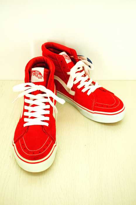 VANS （バンズ ） VANS SK8-HI V38CL WVR RED メンズ シューズ