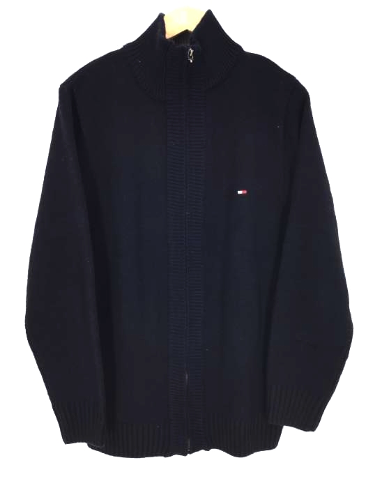 TOMMY HILFIGER(トミーヒルフィガー) ジップアニットブルゾン メンズ トップス