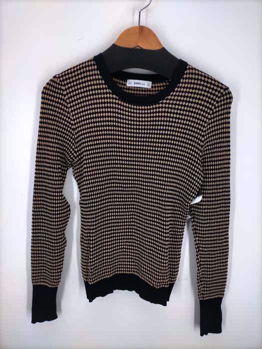 ZARA KNIT(ザラニット) 総柄ニット レディース トップス