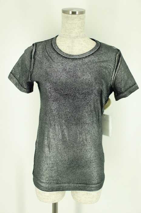 Yohji Yamamoto(ヨウジヤマモト) メタリック加工 Tシャツ レディース トップス