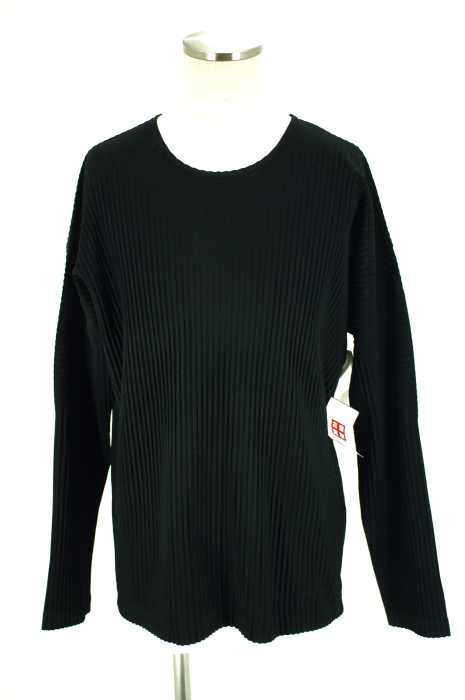 HOMME PLISSÉ ISSEY MIYAKE  （オムプリッセ　イッセイミヤケ） アコーディオンプリーツ ラウンドネック メンズ トップス