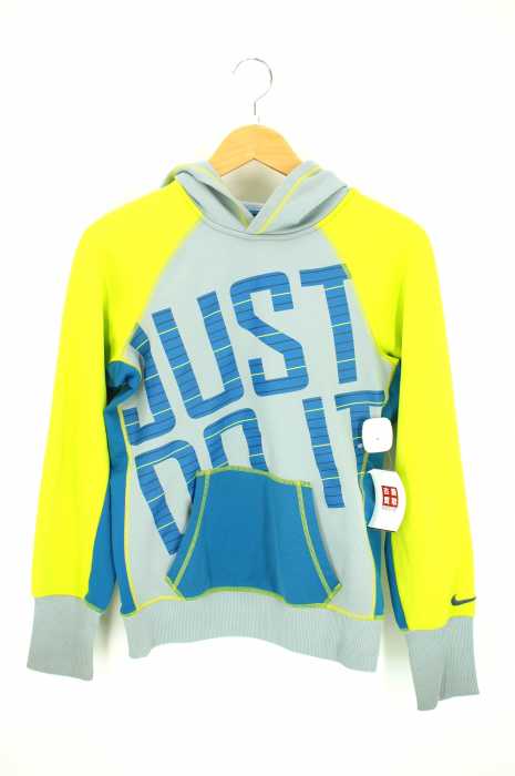 NIKE（ナイキ） 総柄フーディープルーオーバー　トレーナー レディース トップス