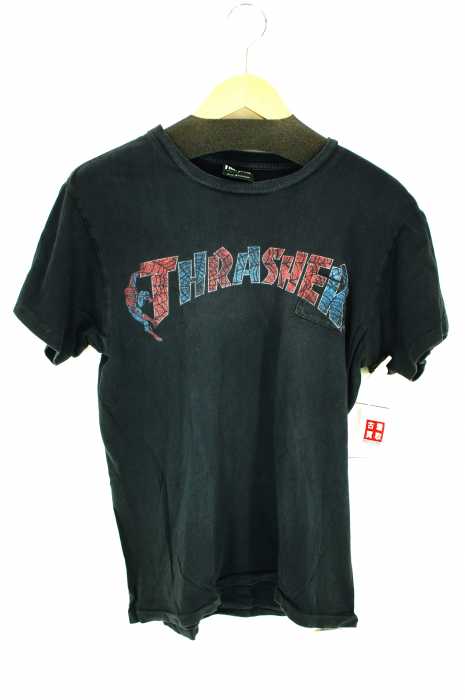 THRASHER（スラッシャー） MARVELCOMICS　コラボロゴT メンズ トップス