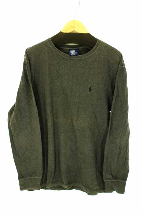 Polo by RALPH LAUREN （ポロバイラルフローレン） クルーネックロンT グレー メンズ トップス