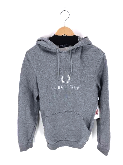 FRED PERRY（フレッドペリー） EMBROIDERED HOODED SWEATSHIRT メンズ トップス