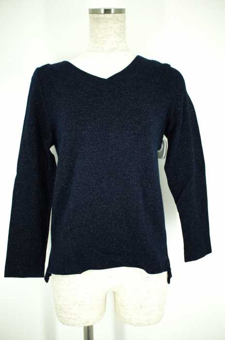 UNITED ARROWS green label relaxing （ユナイテッドアローズグリーンレーベルリラクシング） ラメリップルプルオーバーカットソー レディース トップス