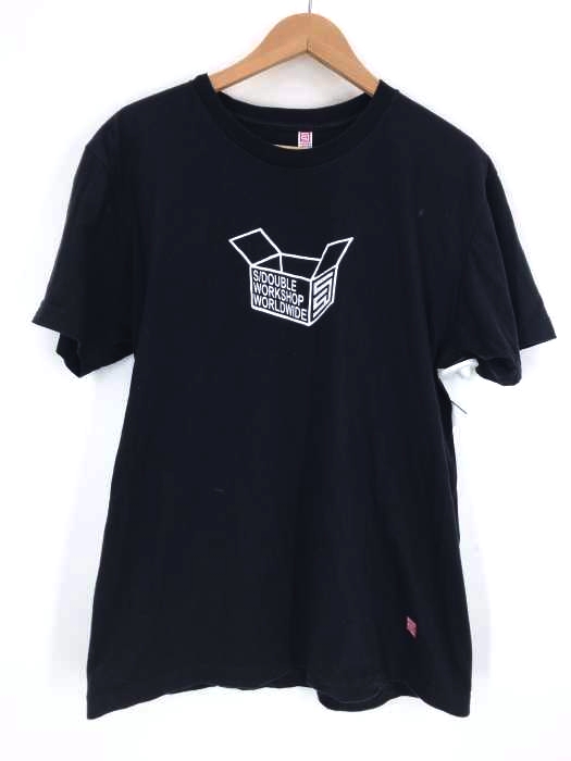 S/Double（エスダブル） ロゴプリントTシャツ メンズ トップス