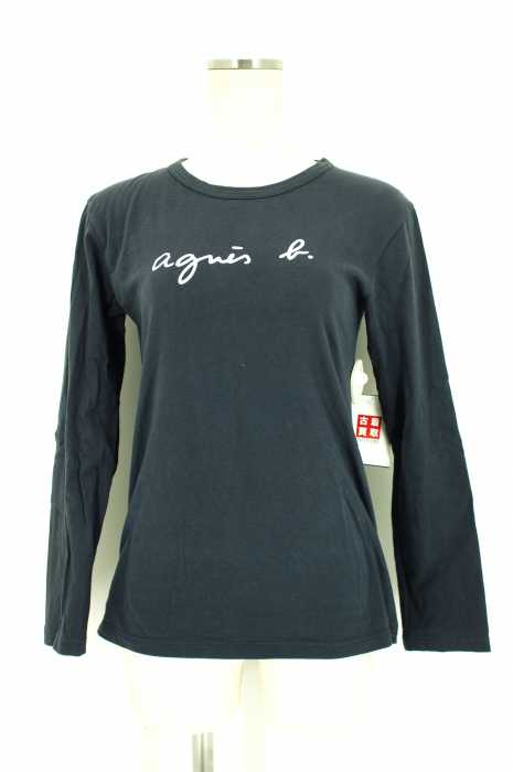 agnes b. （アニエスベー） ロゴプリント長袖カットソー レディース トップス