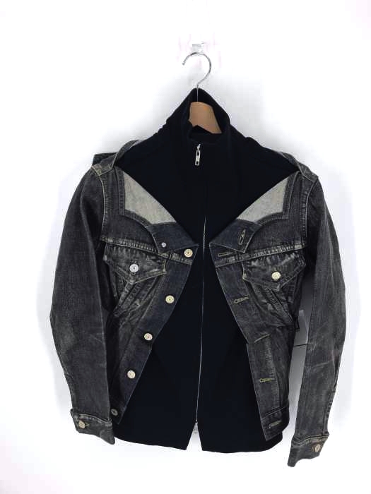 Yohji Yamamoto(ヨウジヤマモト) デニム 重ね着ジャケット レディース アウター