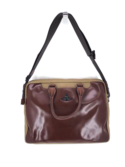 Vivienne Westwood MAN（ヴィヴィアンウエストウッドマン） オーブロゴ2WAYショルダー付きビジネスバッグ メンズ バッグ