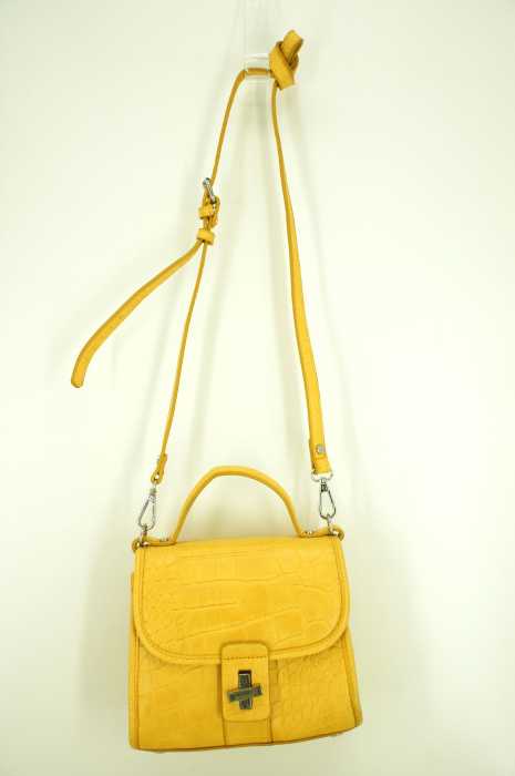 ZARA（ザラ） 型押しフェイクレザーミニショルダーバッグ レディース バッグ