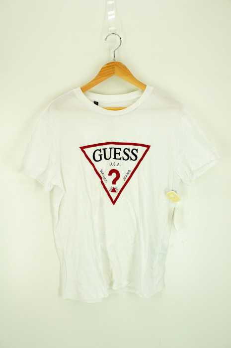 GUESS（ゲス） トライアングルロゴプリント メンズ トップス